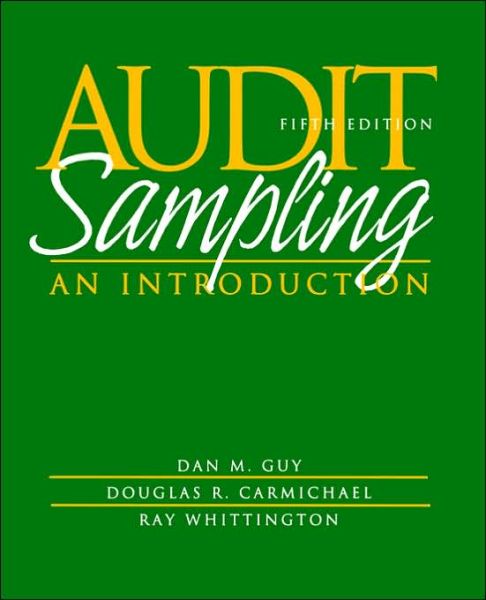 Cover for Guy, Dan M. (Sante Fe, New Mexico) · Audit Sampling: An Introduction to Statistical Sampling in Auditing (Paperback Book) (2001)