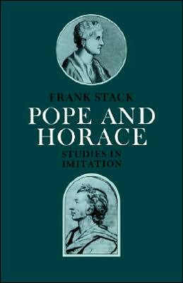 Cover for Frank Stack · Pope and Horace: Studies in Imitation (Paperback Bog) (2005)