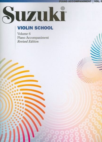 Cover for Suzuki violin piano acc 6 Rev (Book) (2013)