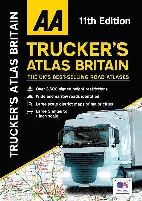 Cover for Trucker's Atlas Britain (Spiral Book) [11 New edition] (2022)