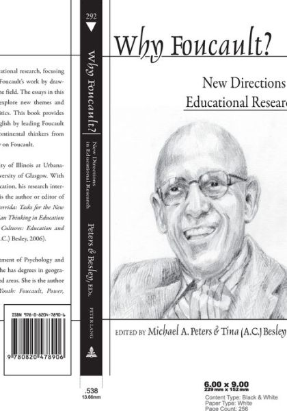 Cover for Why Foucault?: New Directions in Educational Research - Counterpoints (Paperback Book) (2006)