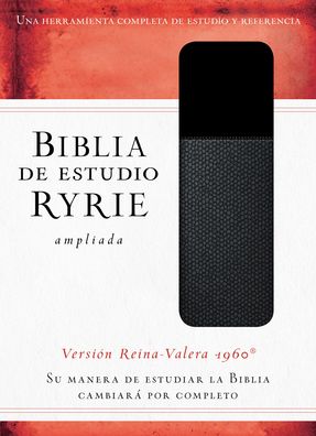 Cover for Charles C. Ryrie · Biblia de estudio Ryrie ampliada Duo-tono negro (Leather Book) (2017)