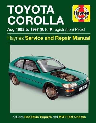Cover for Haynes Publishing · Toyota Corolla Petrol (Aug 92 - 97) Haynes Repair Manual: 92-97 (Taschenbuch) [2 Revised edition] (2012)