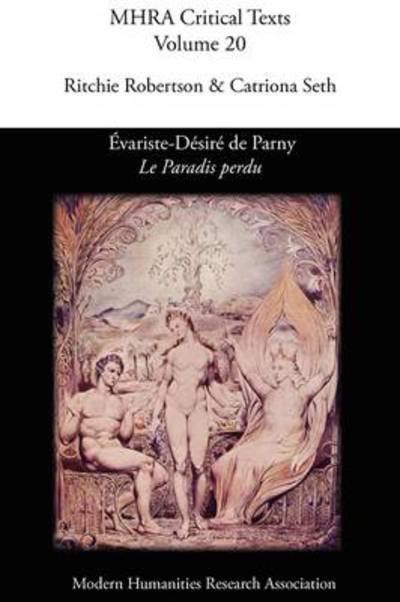 Cover for Ritchie Robertson · Evariste-desire De Parny, 'le Paradis Perdu' (Paperback Book) (2009)