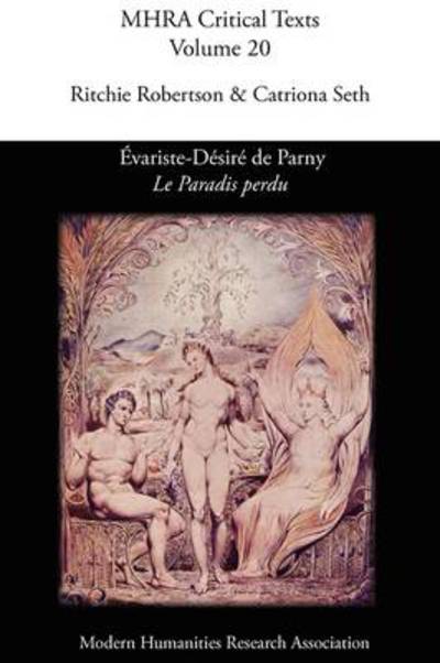 Cover for Ritchie Robertson · Evariste-desire De Parny, 'le Paradis Perdu' (Pocketbok) (2009)