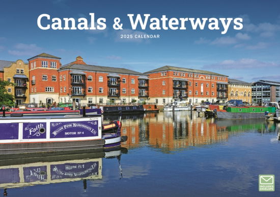 Cover for Carousel Calendars · Canals &amp; Waterways A4 Calendar 2025 (Paperback Book) (2024)