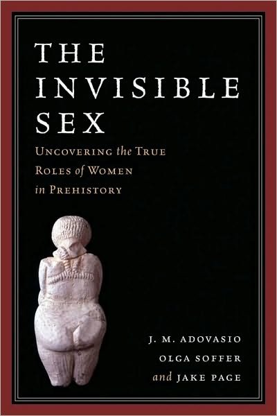 Cover for J. M. Adovasio · The Invisible Sex: Uncovering the True Roles of Women in Prehistory (Paperback Book) (2009)