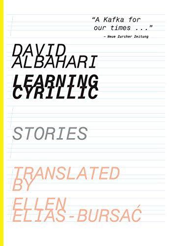 Cover for David Albahari · Learning Cyrillic – Stories (Paperback Book) (2015)