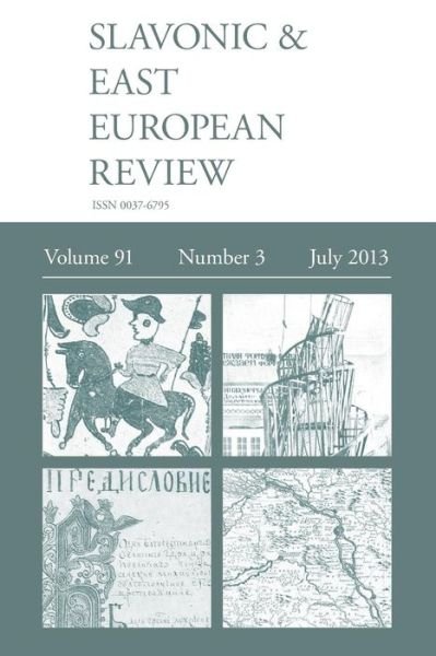 Cover for Robin Aizlewood · Slavonic &amp; East European Review (91: 3) July 2013 (Paperback Book) (2013)