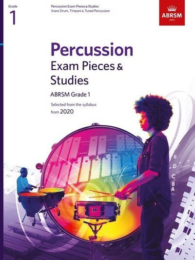 Cover for Abrsm · Percussion Exam Pieces &amp; Studies, ABRSM Grade 1: Selected from the syllabus from 2020 - ABRSM Exam Pieces (Sheet music) (2019)