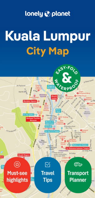 Lonely Planet Kuala Lumpur City Map - Map - Lonely Planet - Bücher - Lonely Planet Global Limited - 9781787015906 - 12. Juli 2024