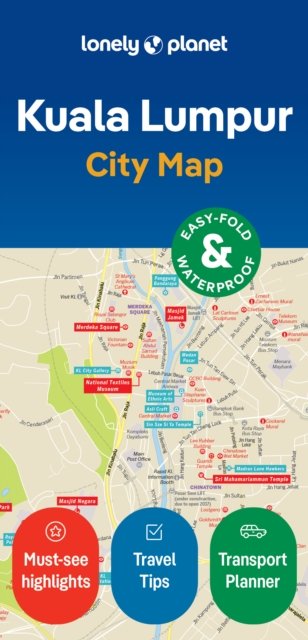 Cover for Lonely Planet · Lonely Planet Kuala Lumpur City Map - Map (Kartor) (2024)
