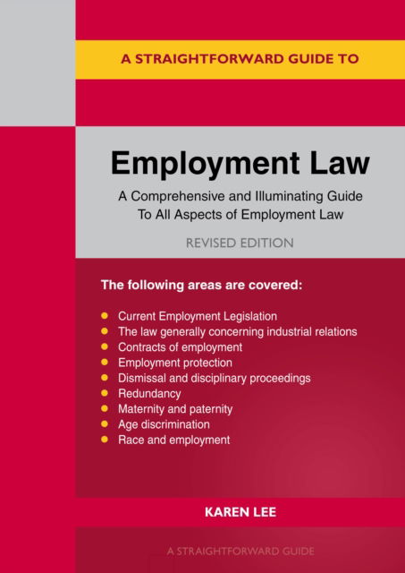 Cover for Karen Lee · A Straightforward Guide to Employment Law: Revised Edition - 2025 (Paperback Book) (2025)