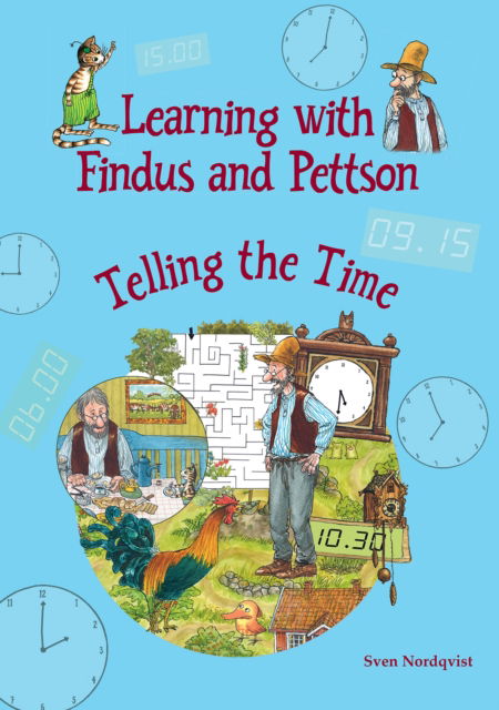 Cover for Sven Nordqvist · Learning with Findus and Pettson - Telling the Time (Pocketbok) (2024)