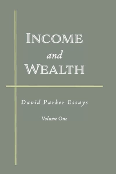 Cover for David Parker · Income and Wealth (Paperback Book) (2021)