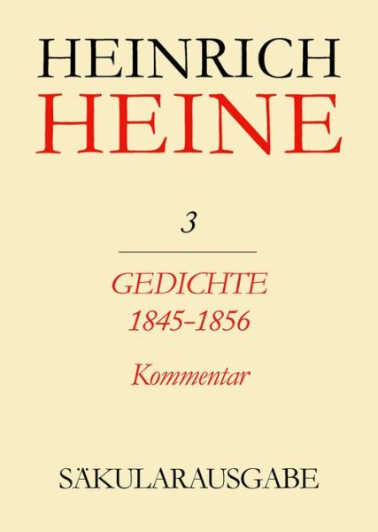 Cover for H. Heine · Heine-Säkularausg. (Bok) (2008)