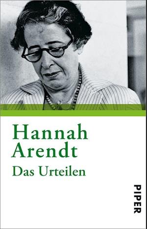 Cover for Hannah Arendt · Piper.7490 Arendt.Urteilen (Buch)