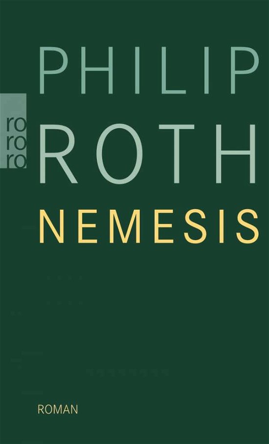 Rororo Tb.25990 Roth, Nemesis - Philip Roth - Books -  - 9783499259906 - 