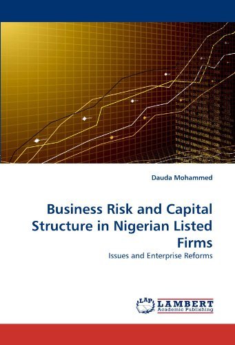 Cover for Dauda Mohammed · Business Risk and Capital Structure in Nigerian Listed Firms: Issues and Enterprise Reforms (Taschenbuch) (2011)