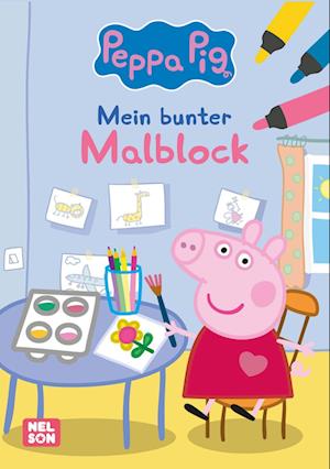 Cover for Peppa Wutz Ausmalbilder: Mein bunter Malblock (Book) (2024)