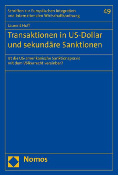 Cover for Hoff · Transaktionen in US-Dollar und sek (Book) (2019)