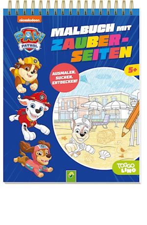 Cover for PAW Patrol Malbuch mit Zauberseiten (Book) (2025)