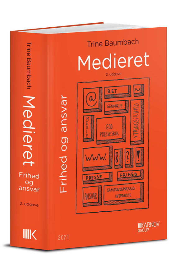 Cover for Trine Baumbach · Medieret (Sewn Spine Book) [2. wydanie] (2021)