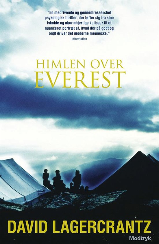 Himlen over Everest - David Lagercrantz - Bøger - Modtryk - 9788771462906 - 29. januar 2015