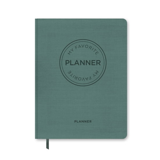 Cover for Forlaget Aronsen · MY FAVORITE PLANNER by ARONSEN: MY FAVORITE PLANNER 20/21 Turkisgrøn (Hardcover Book) [1. wydanie] (2020)