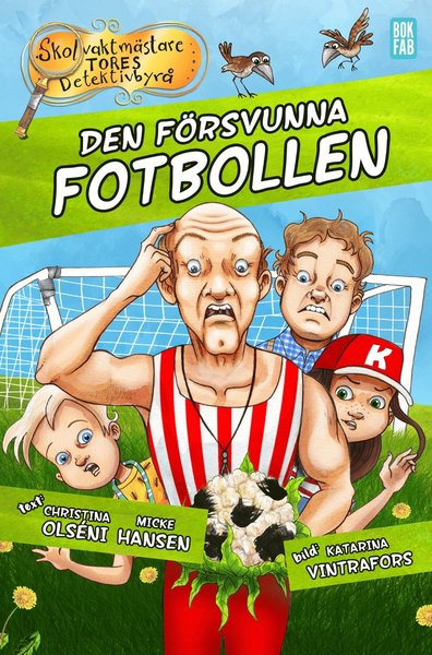 Cover for Micke Hansen Christina Olséni · Den försvunna fotbollen (Hardcover Book) (2020)