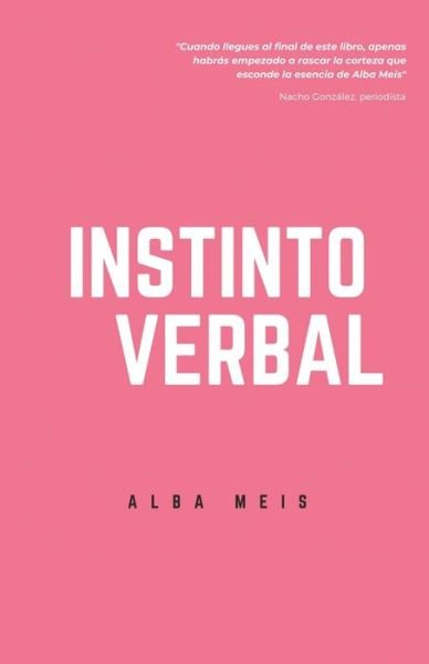Cover for Alba Meis · Instinto Verbal (Pocketbok) (2020)