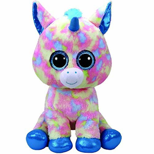 Cover for Carletto · 36890 - Ty - Einhorn Mit Glitzeraugen - Blau-bunt - 42 Cm (Toys)