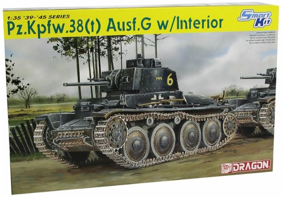 Cover for Dragon · 1/35 Pz.kpfw. 38 (t) Ausf. G W/interior (Leketøy)