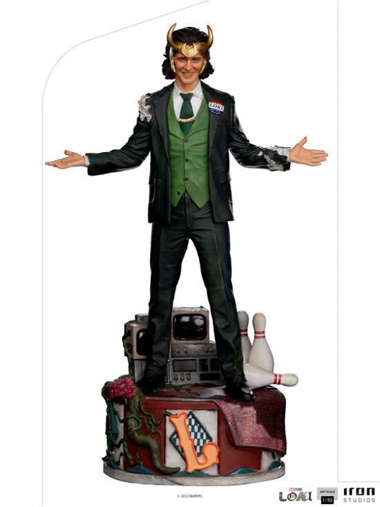 MARVEL - Loki President Variant - Statuette 1/10 A - Figurine - Merchandise - IRON STUDIO - 0609963128907 - May 30, 2022