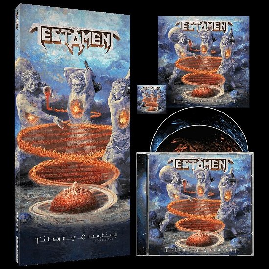 Cover for Testament · Titans Of Creation (Blu-ray/CD) [Box set] (2022)
