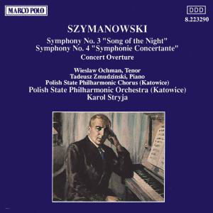 Cover for Szymanowski · Symphonies 3 &amp; 4 (CD) (2018)