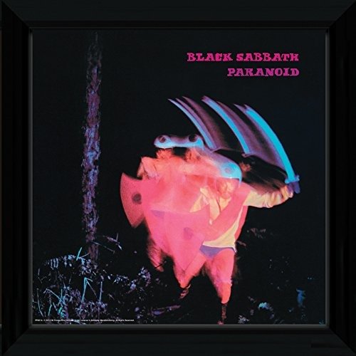 Black Sabbath: Paranoid (Stampa In Cornice 30x30 Cm) - Black Sabbath - Merchandise - Gb Eye - 5028486201907 - 