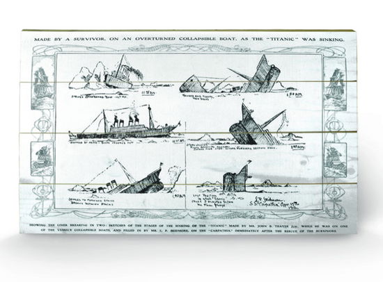 Titanic - 11 (Stampa Su Legno 76X45Cm) - Titanic - Merchandise -  - 5050293921907 - 