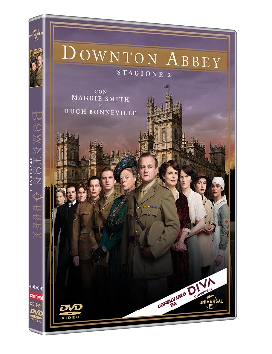Cover for Hugh Bonneville,elizabeth Mcgovern,maggie Smith,penelope Wilton · Downton Abbey - Stagione 02 (DVD) (2013)