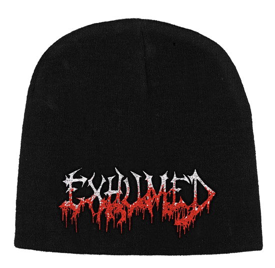 Cover for Exhumed · Exhumed Unisex Beanie Hat: Logo (Klær) [Black - Unisex edition] (2019)