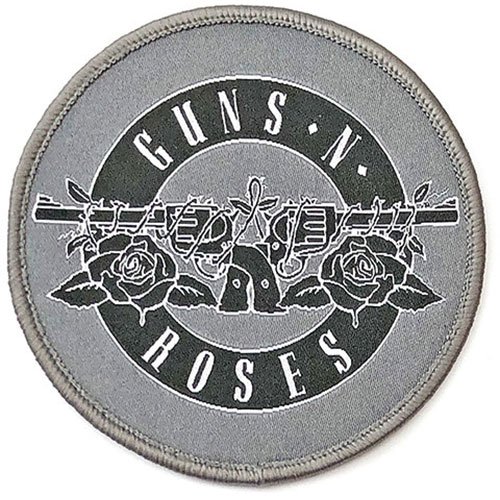 Guns N' Roses Standard Printed Patch: White Circle Logo - Guns N Roses - Merchandise -  - 5056368603907 - 