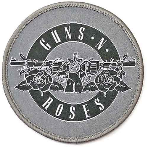 Guns N' Roses Standard Printed Patch: White Circle Logo - Guns N Roses - Merchandise -  - 5056368603907 - 