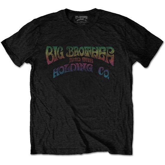 Cover for Big Brother &amp; The Holding Company · Big Brother &amp; The Holding Company Unisex T-Shirt: Vintage Logo (T-shirt) [size M] [Black - Unisex edition]