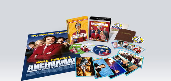 Cover for Anchorman: the Legend of Ron Burgundy · Anchorman: The Legend Of Ron Burgundy (20th Anniversary Collectors Edition) (Blu-ray) (2024)