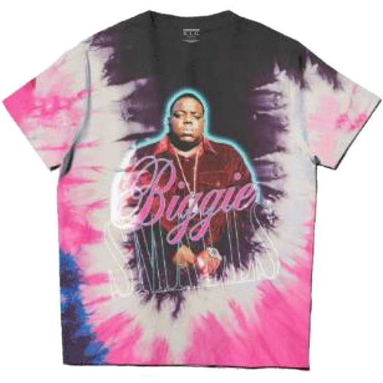 Biggie Smalls Unisex T-Shirt: Neon Glow (Wash Collection) - Biggie Smalls - Merchandise -  - 5056561033907 - 