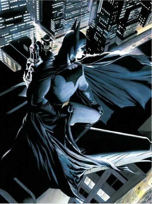 Cover for Dc · Glass Poster - Batman Watcher - 40x30x3cm (Legetøj)