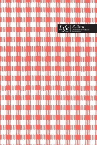 Cover for Design · Tartan Pattern Composition Notebook, Dotted Lines, Wide Ruled Medium Size 6 x 9 Inch (A5), 144 Sheets Pink Cover (Paperback Book) (2020)