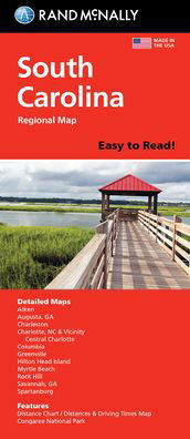 Cover for Rand Mcnally · Rand McNally Easy to Read Folded Map: South Carolina State Map (Paperback Book) (2022)