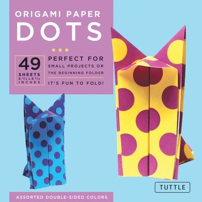 Cover for Tuttle Publishing · Origami Paper - Dots - 6 3/4&quot; - 49 Sheets: Tuttle Origami Paper: Origami Sheets Printed with 8 Different Patterns: Instructions for 6 Projects Included (Papperier) (2022)