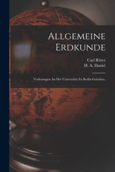 Cover for Carl Ritter · Allgemeine Erdkunde (Book) (2022)